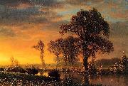 Albert Bierstadt Western Kansas France oil painting artist